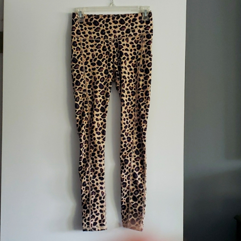 Leopard print leggings.